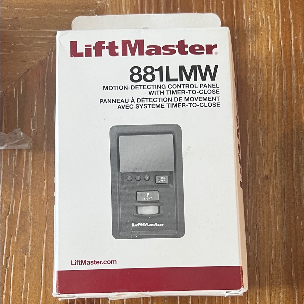 881LMW Motion-Detecting Control Panel - Black